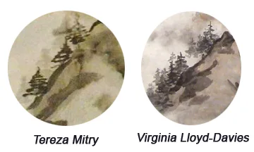 Chinese Brush Painting detail