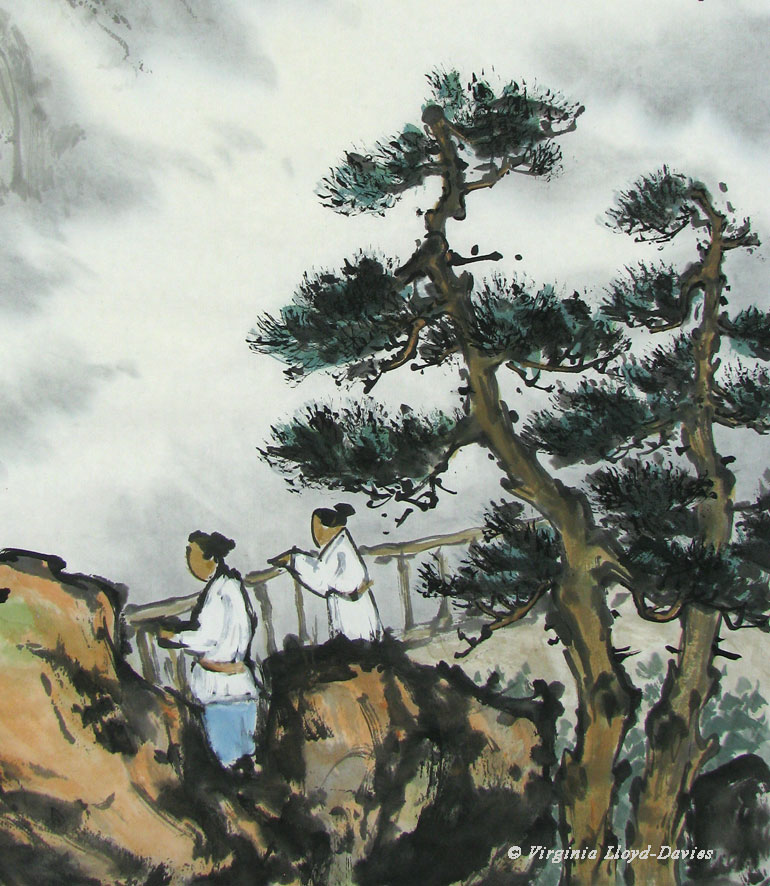 Closeup of Pine Trees