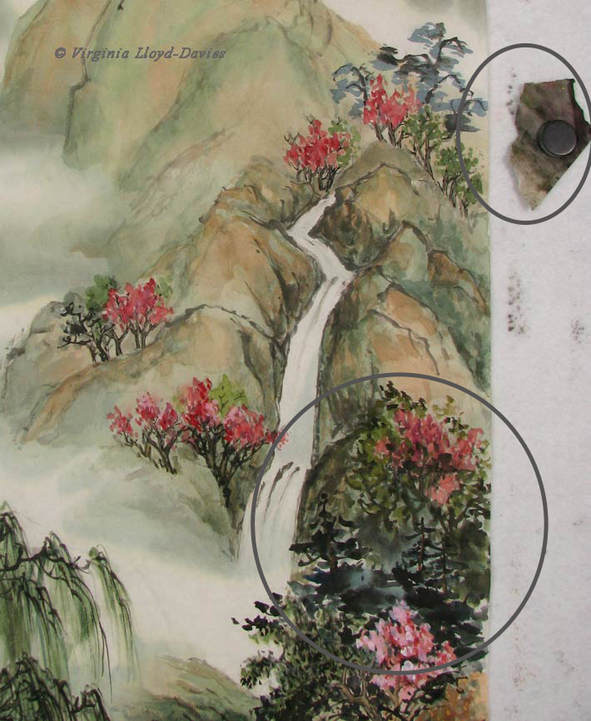 Waterfall and magnet 